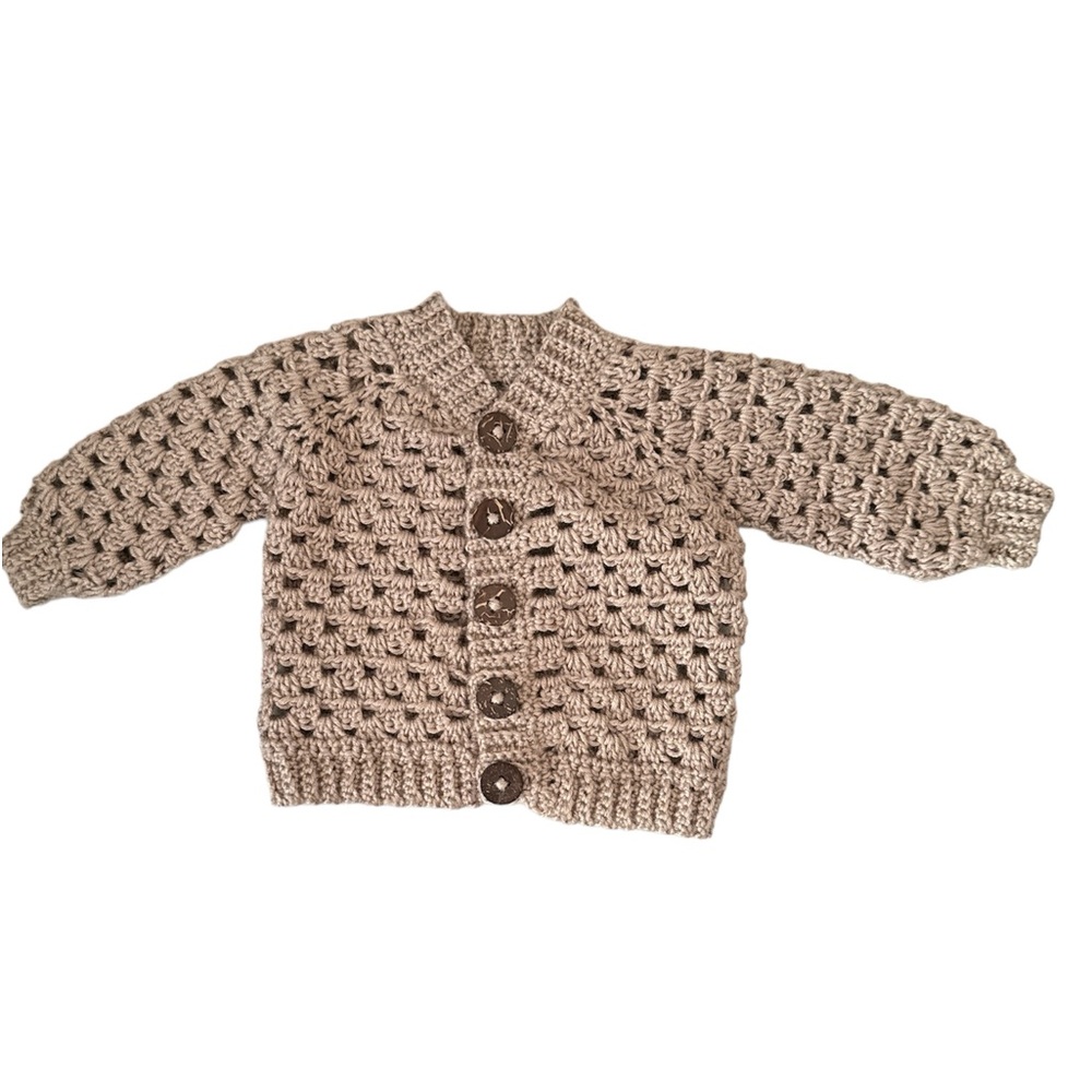 Handcrafted Baby Cardigan Sweater